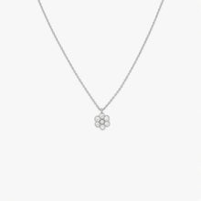 Load image into Gallery viewer, Miniflower Necklace 1–Full Diamond White Gold