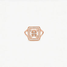 Load image into Gallery viewer, Rita Ring 4–Full Diamond Rose Gold