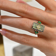 Load image into Gallery viewer, Ava Ring 1–Green