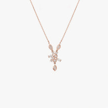 Load image into Gallery viewer, Camélia Necklace 1–Full Diamond Rose Gold