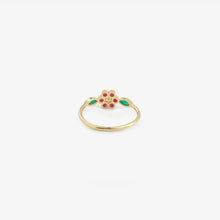 Load image into Gallery viewer, Miniflower Ring 1–Red