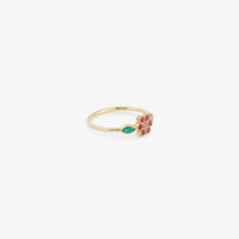 Load image into Gallery viewer, Miniflower Ring 1–Red