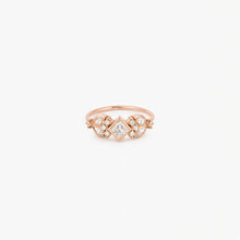 Load image into Gallery viewer, Nymphéa Ring 3–Full Diamond Rose Gold