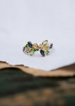 Load image into Gallery viewer, Camélia ring 1 Peacock