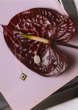 Load image into Gallery viewer, Ginger Collier 1 Forêt, émail, saphir, diamants salt &amp; pepper, nature-m
