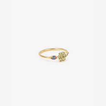 Load image into Gallery viewer, Miniflower Ring 1–Green
