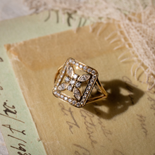 Load image into Gallery viewer, Rita Bague 4 diamant, or jaune et diamants blancs
