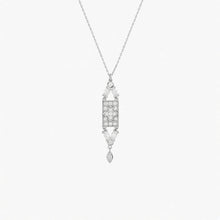 Load image into Gallery viewer, Ava Necklace 1–Full Diamond White Gold
