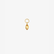 Load image into Gallery viewer, Charm piercing saphir jaune Or 18 carats Sophie d'Agon face
